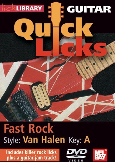 open zoom image for Mel Bay Quick Licks Van Halen-Style Video, Main