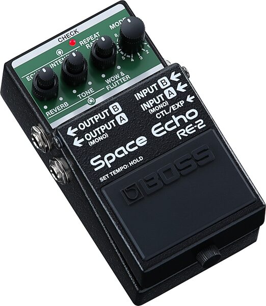 open zoom image for Boss RE-2 Space Echo Delay Pedal, New, Action Position Back