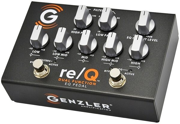 open zoom image for Genzler Re/Q Bass Guitar Dual Function Equalizer Pedal, New, view