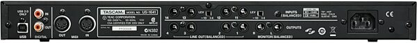 open zoom image for TASCAM US1641 USB 2.0 Audio/MIDI Interface, Rear