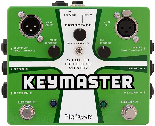 open zoom image for Pigtronix Keymaster Studio Effects Mixer Pedal, Main