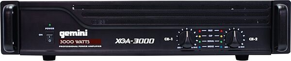open zoom image for Gemini XGA-3000 Power Amplifier (400 Watts), New, Action Position Back