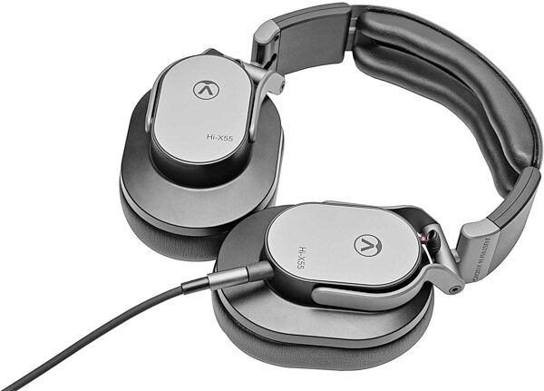 open zoom image for Austrian Audio Hi-X55 Over-Ear Headphones, Angled