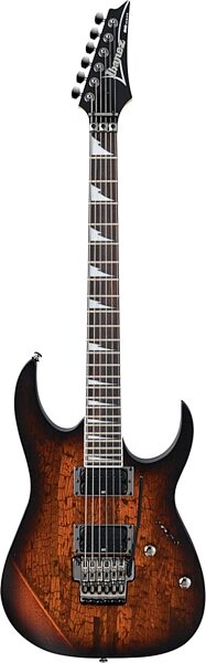 open zoom image for Ibanez RG420CM Electric Guitar, Natural Brown Burst Flat
