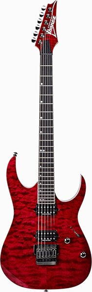 open zoom image for Ibanez RG921QMF Premium Electric Guitar with Gig Bag, Red Desert