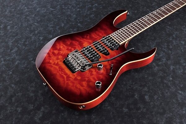open zoom image for Ibanez RG970WQMZ Premier Exclusive Electric Guitar, Body Top