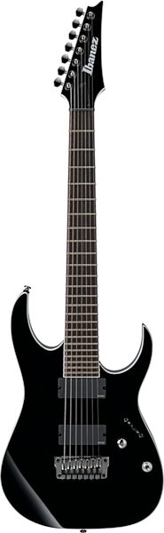 open zoom image for Ibanez RGIR27FE Iron Label Electric Guitar, 7-String, Black