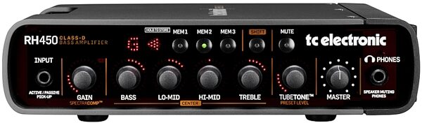 open zoom image for TC Electronic RH450 Bass Amp Head (450 Watts), Main