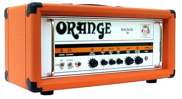open zoom image for Orange Rocker 30 Guitar Amplifier Head (30 Watts), Left