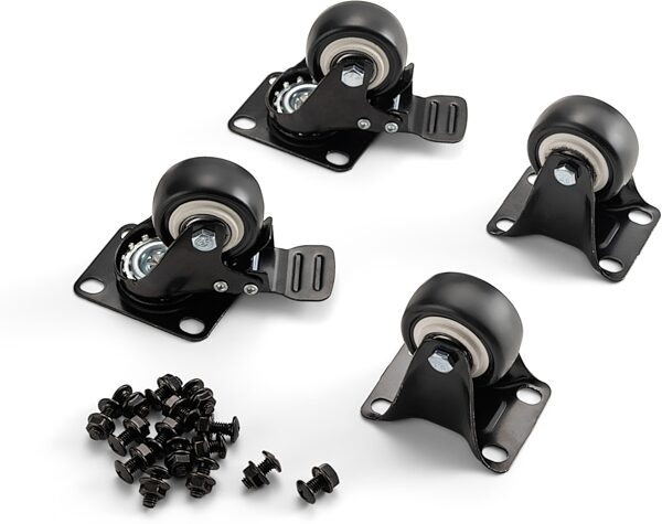 open zoom image for On-Stage RKD1000C Casters for RKD Series Knock Down Racks, New, Detail Front