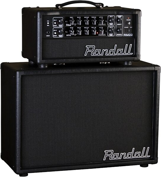 open zoom image for Randall RM22HDX Guitar Amplifier Head (18 Watts), Stacked (Optional Cab NOT Included)