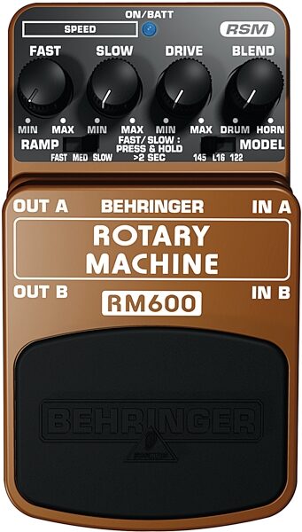 open zoom image for Behringer RM600 Rotary Machine Speaker Modeler Pedal, Main