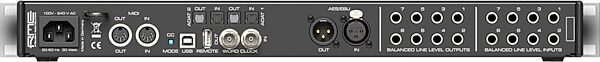 open zoom image for RME Fireface 802 FS USB Audio Interface, Standard, Silver, Rear