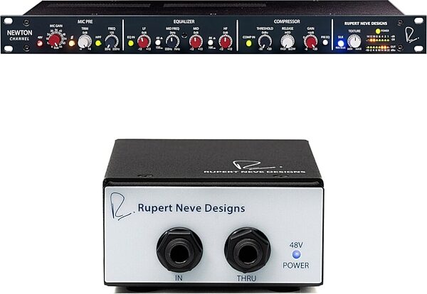 open zoom image for Rupert Neve Designs Newton Channel Microphone Preamp/EQ/Compressor, 5034, Bundle with RNDI-M, Main