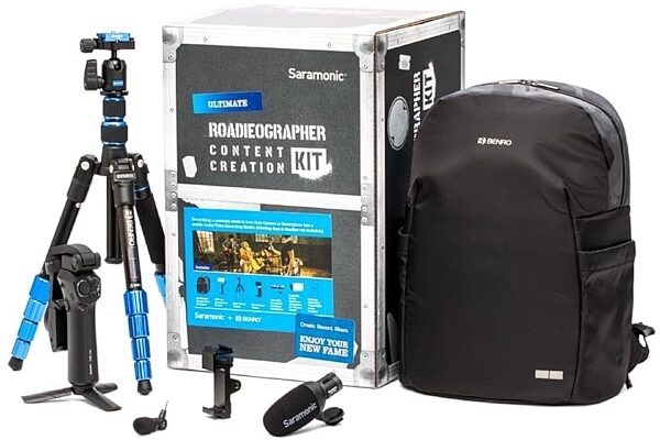 open zoom image for Saramonic Roadieographer Ultimate Content Creation Kit, New, ve