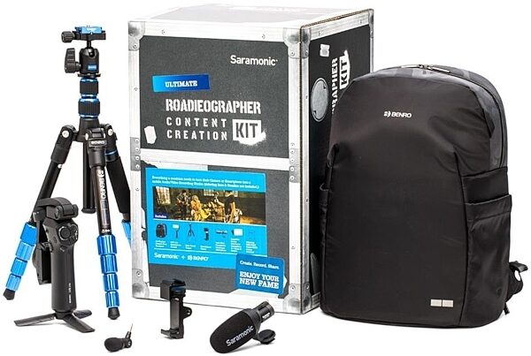 open zoom image for Saramonic Roadieographer Ultimate Content Creation Kit, New, Action Position Back
