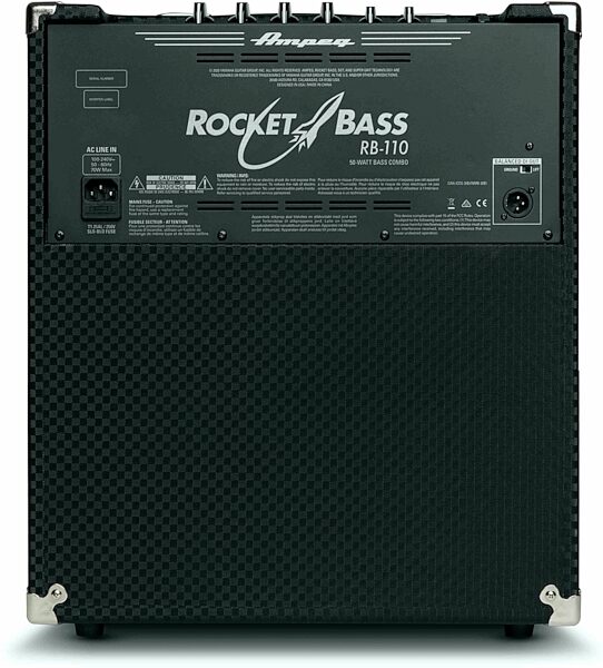 open zoom image for Ampeg RB-110 Rocket Bass Combo Amplifier (50 Watts, 1x10"), New, View