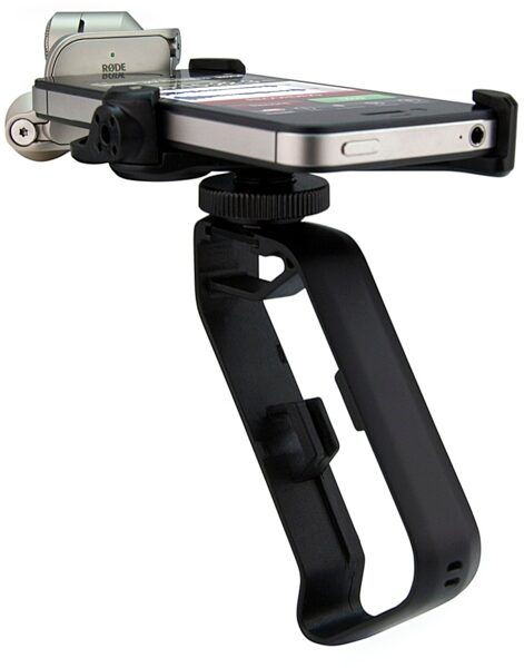 open zoom image for Rode RODEGrip Multi-Purpose Mount for iPhone 4, New, In Use - Pistol Grip 1
