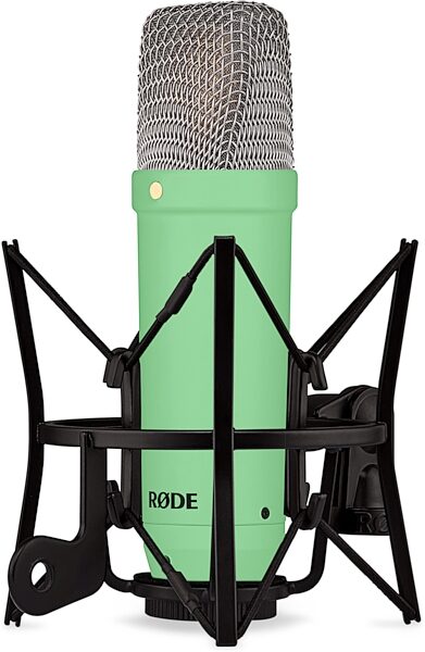 open zoom image for Rode NT1 Signature Series Studio Condenser Microphone, Green, With Shock Mount Angle