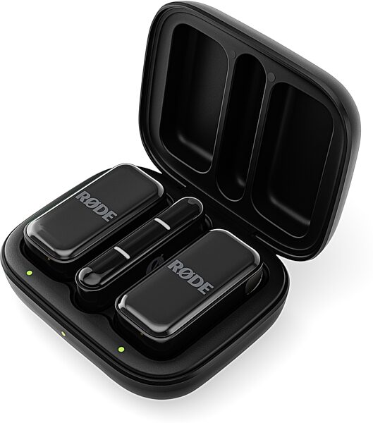 open zoom image for Rode Wireless Micro Compact Wireless Microphone System, Lightning Connector, Black, Open Box (Very Good), Case-Open