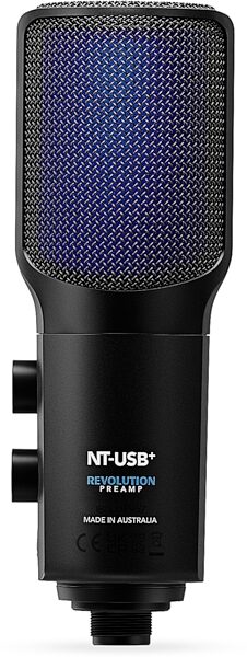 open zoom image for Rode NT-USB Plus USB Condenser Microphone, New, Action Position Back