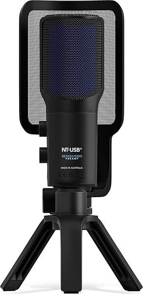 open zoom image for Rode NT-USB Plus USB Condenser Microphone, New, Action Position Back