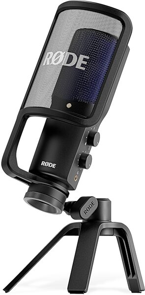 open zoom image for Rode NT-USB Plus USB Condenser Microphone, New, Action Position Back