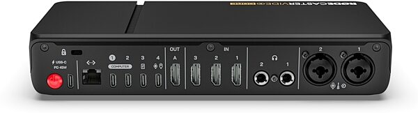 open zoom image for Rode RODECaster Video Core Production Console for Audio and Video, New, Action Position Back