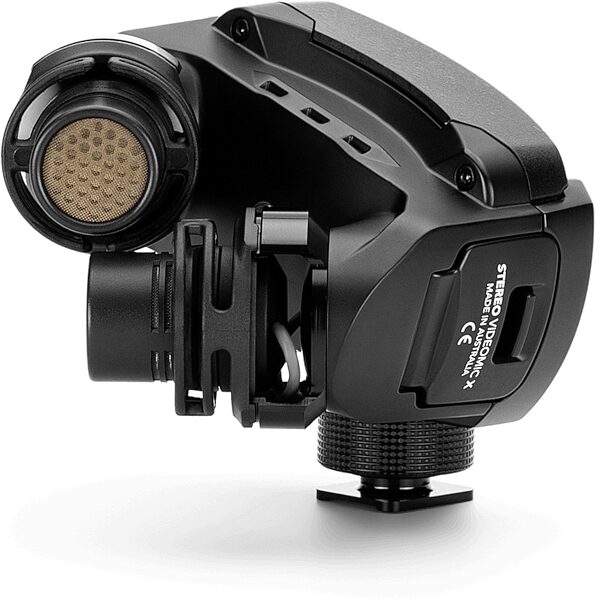open zoom image for Rode SVMX Stereo Video Mic-X Broadcast Stereo Microphone, Action Position Back