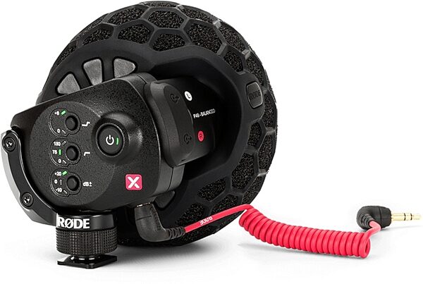 open zoom image for Rode SVMX Stereo Video Mic-X Broadcast Stereo Microphone, Action Position Back