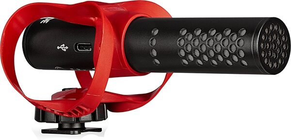 open zoom image for Rode VideoMic GO II Lightweight Camera Microphone, With Helix Isolation Mount, Action Position Back