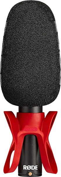open zoom image for Rode VideoMic GO II Lightweight Camera Microphone, With Helix Isolation Mount, Action Position Back