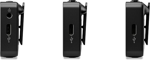 open zoom image for Rode Wireless GO III Compact Wireless Microphone System, Black, Action Position Back