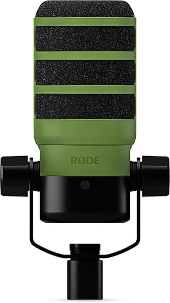 open zoom image for Rode WS14 Pop Filter for PodMic or PodMic USB, Green, Action Position Front