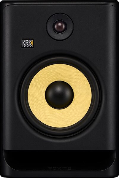 open zoom image for KRK RP8G5 Rokit 8 Generation 5 Studio Monitor, Open Box (Like New), KRK-ROKIT-8-GENERATION-FIVE-POWERED-STUDIO-MONITOR-no-grille