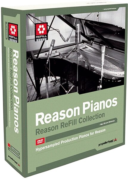 open zoom image for Propellerhead Piano Reason ReFill Collection (Macintosh and Windows), Box