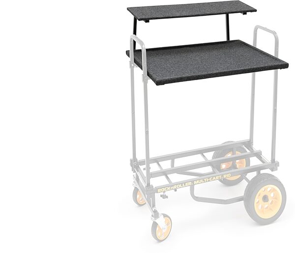 open zoom image for RocknRoller RSHM2T 2-Tier Multi Media Shelf, Open Box (Very Good), Action Position Back