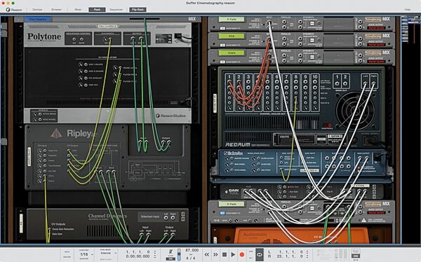 open zoom image for Reason Studios Reason 13 Software, Digital Download, Action Position Back