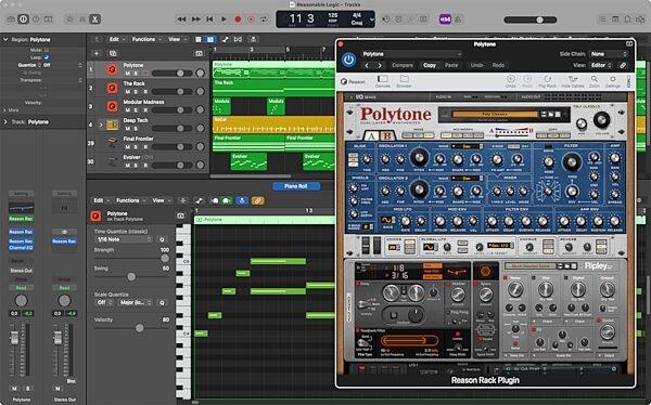 open zoom image for Reason Studios Reason 13 Software, Digital Download, Action Position Back