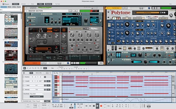 open zoom image for Reason Studios Reason 13 Software, Digital Download, Action Position Back