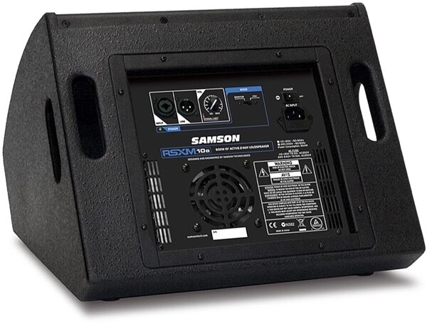 open zoom image for Samson RSXM10A 2-Way Active Stage Monitor, Open Box (Like New), Back