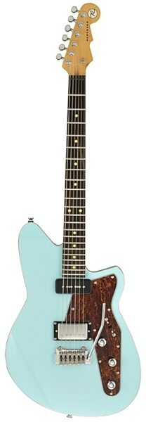 open zoom image for Reverend Double Agent Electric Guitar, with Rosewood Fingerboard, Chronic Blue