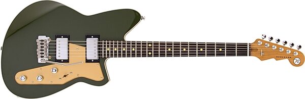 open zoom image for Reverend Jetstream HB Electric Guitar, Army Green, Rosewood Fretboard, Open Box (Very Good), Action Position Back