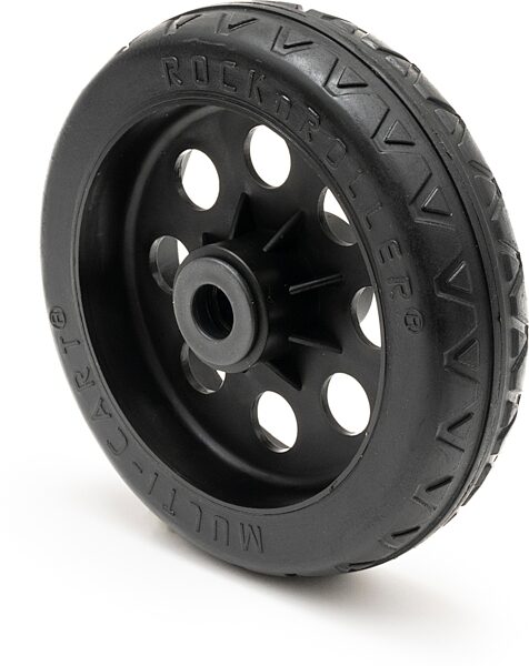 open zoom image for RocknRoller Stealth R-Trac Symmetrical Wheels, 8"x2", Open Box (Like New), Action Position Back
