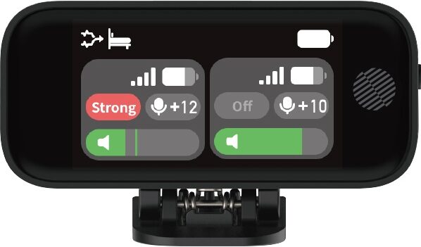 open zoom image for iCON AirMic Pro Dual-Channel Wireless Microphone System, Black, Action Position Back