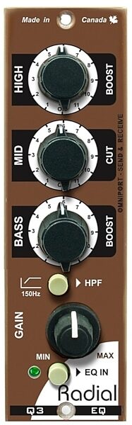 open zoom image for Radial Q3 Induction Coil Equalizer, Front