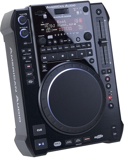 open zoom image for American Audio Radius 3000 Tabletop CD and MP3 Player, Left