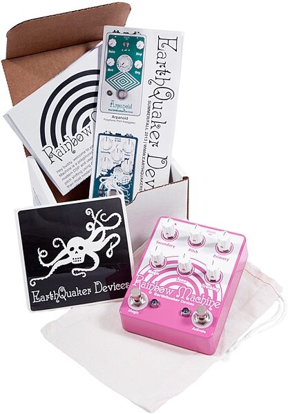 open zoom image for EarthQuaker Devices Rainbow Machine Pitch Shifter Pedal, Package