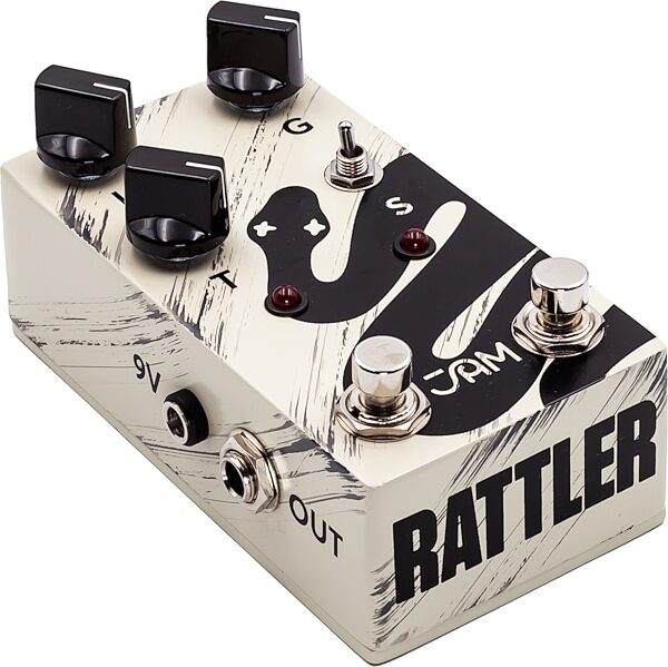 open zoom image for JAM Pedals Rattler Mk2 Distortion Pedal, New, Action Position Back