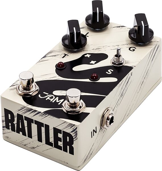 open zoom image for JAM Pedals Rattler Mk2 Distortion Pedal, New, Action Position Back